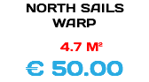 NORTH SAILS WARP 4.7 M² € 50.00