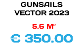 GUNSAILS VECTOR 2023 5.6 M² € 350.00