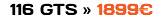 116 GTS » 1899€